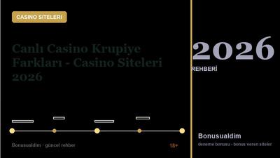 Canlı Casino Krupiye Farkları – Casino Siteleri 2026